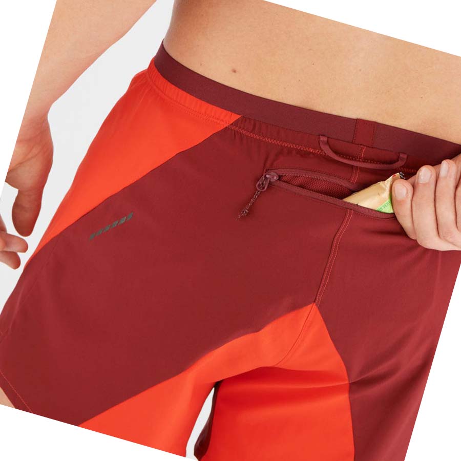 Bermudas Salomon CROSS 5'' Hombre Naranjas | MX 3169CTV